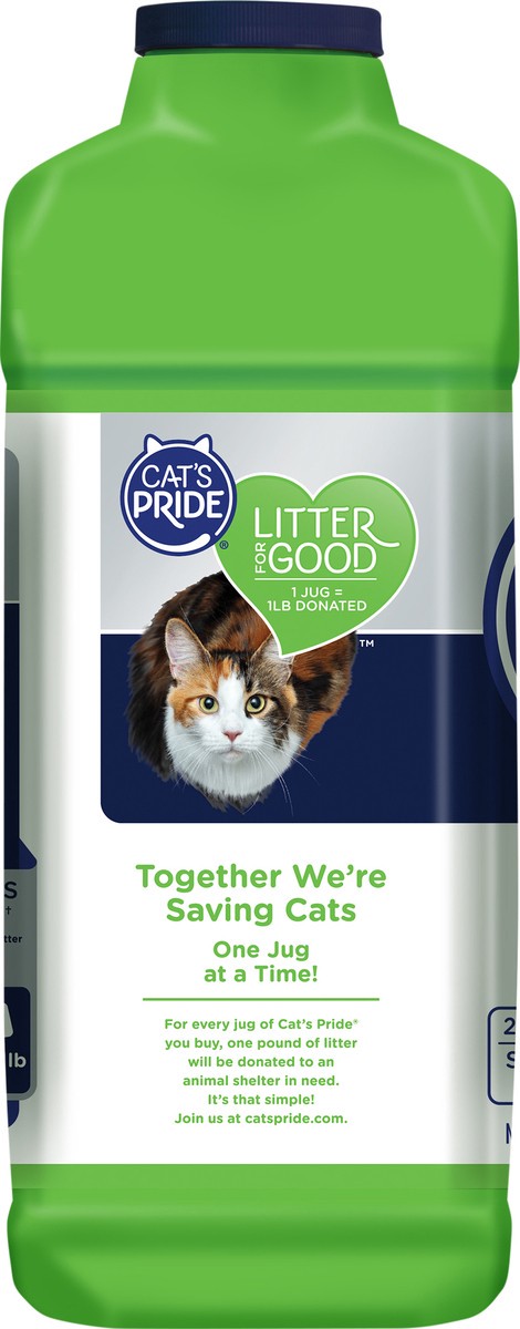 slide 5 of 5, Cat's Pride Scented Bacterial Odor Control Cat Litter, 15 lb