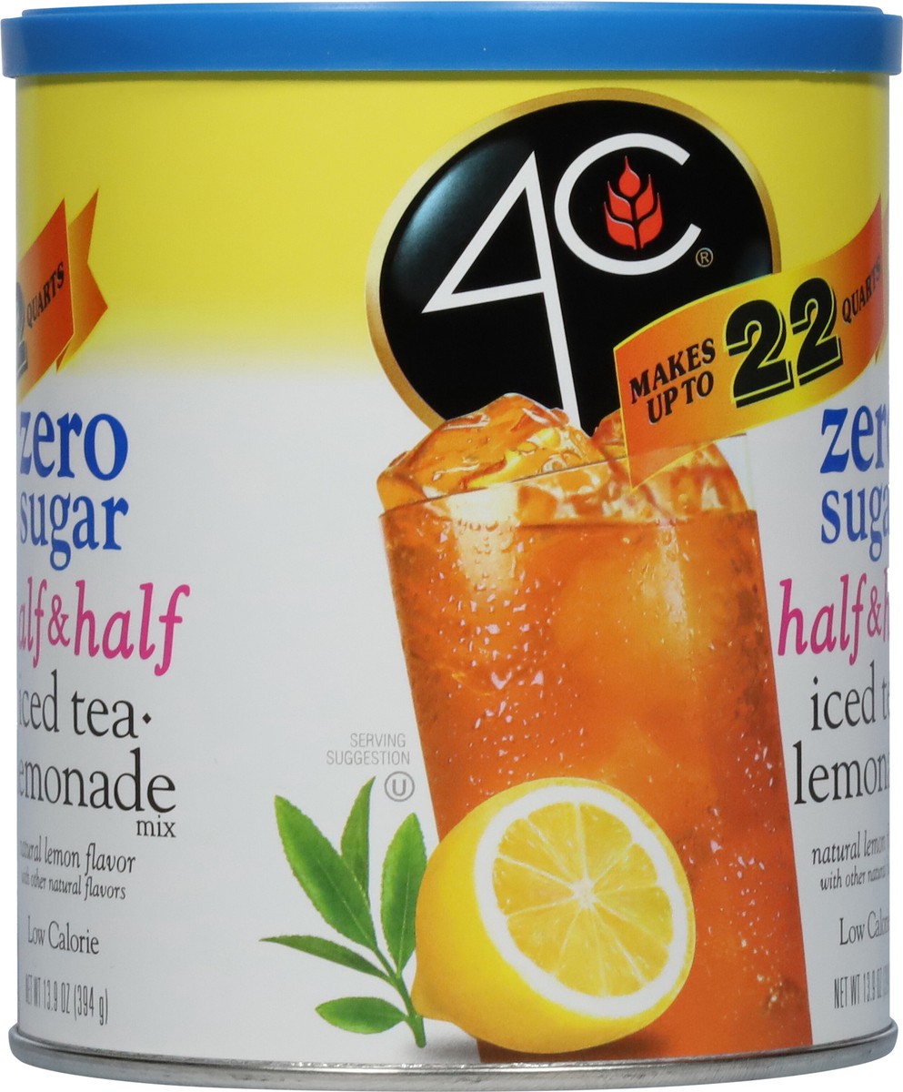 slide 12 of 13, 4C Low Calorie Zero Sugar Iced Tea/Lemonade Half & Half Mix 13.9 oz, 13.9 oz