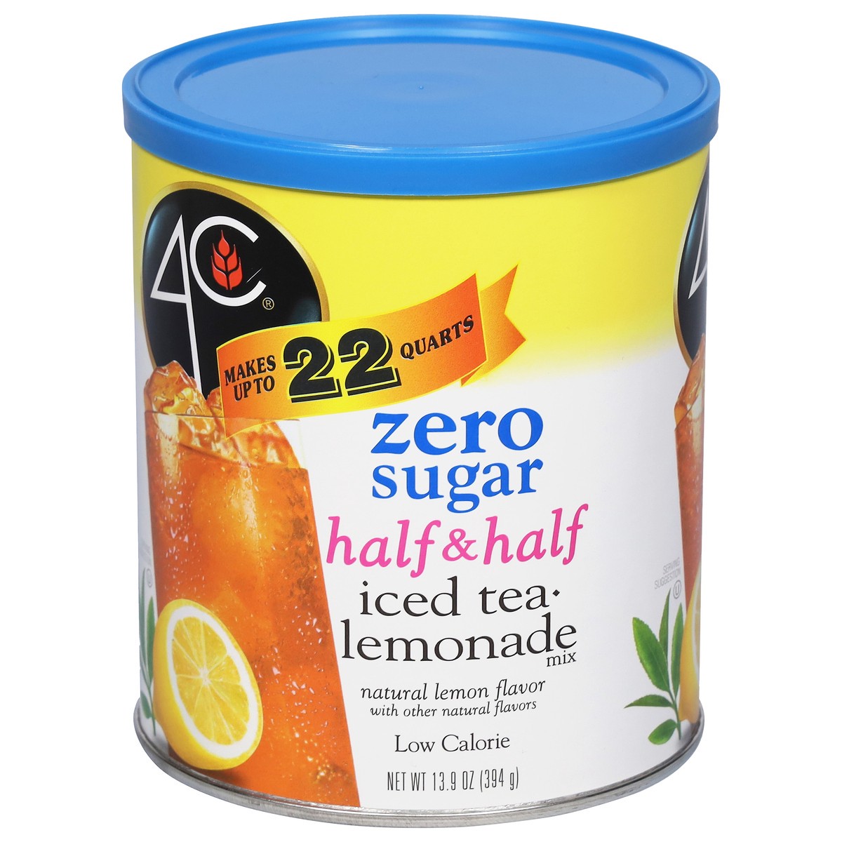 slide 5 of 13, 4C Low Calorie Zero Sugar Iced Tea/Lemonade Half & Half Mix 13.9 oz, 13.9 oz