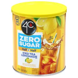 4C Low Calorie Zero Sugar Iced Tea/Lemonade Half & Half Mix - 13.9 oz