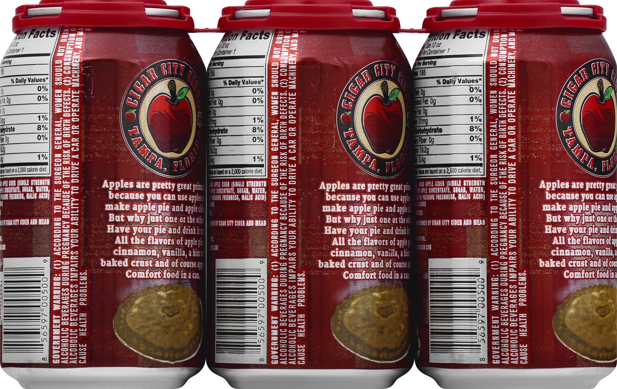 slide 4 of 13, Cigar City Cider Apple Pie Cider, 4 ct; 16 oz