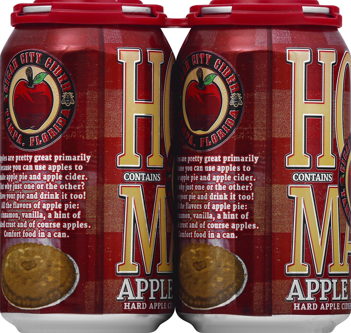 slide 2 of 13, Cigar City Cider Apple Pie Cider, 4 ct; 16 oz