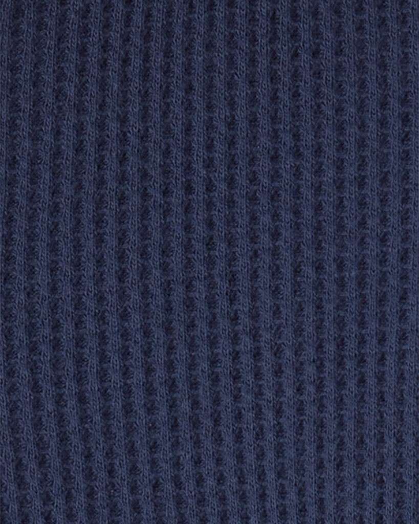slide 3 of 4, Littleplanet Baby Waffle Knit Hooded Jacket Made with Organic Cotton Navy NB, 1 ct