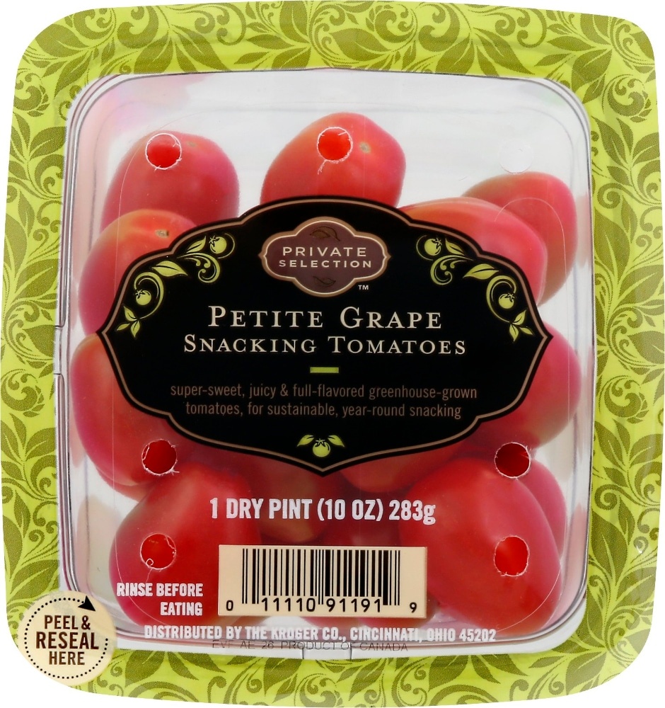 slide 1 of 1, Private Selection Petite Grape Snacking Tomatoes, 10 oz