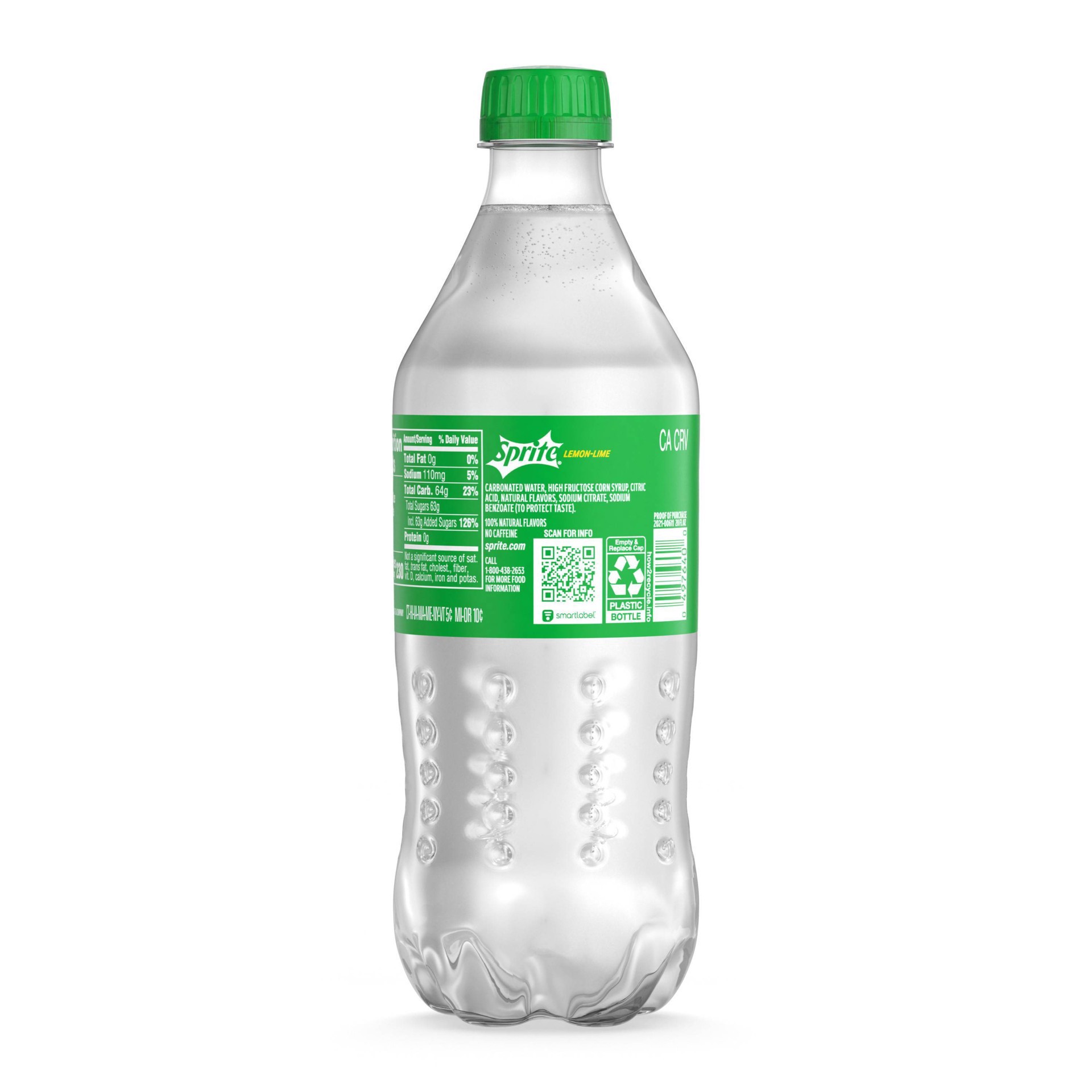 slide 7 of 13, Sprite Lemon Lime Soda - 20 fl oz, 20 fl oz