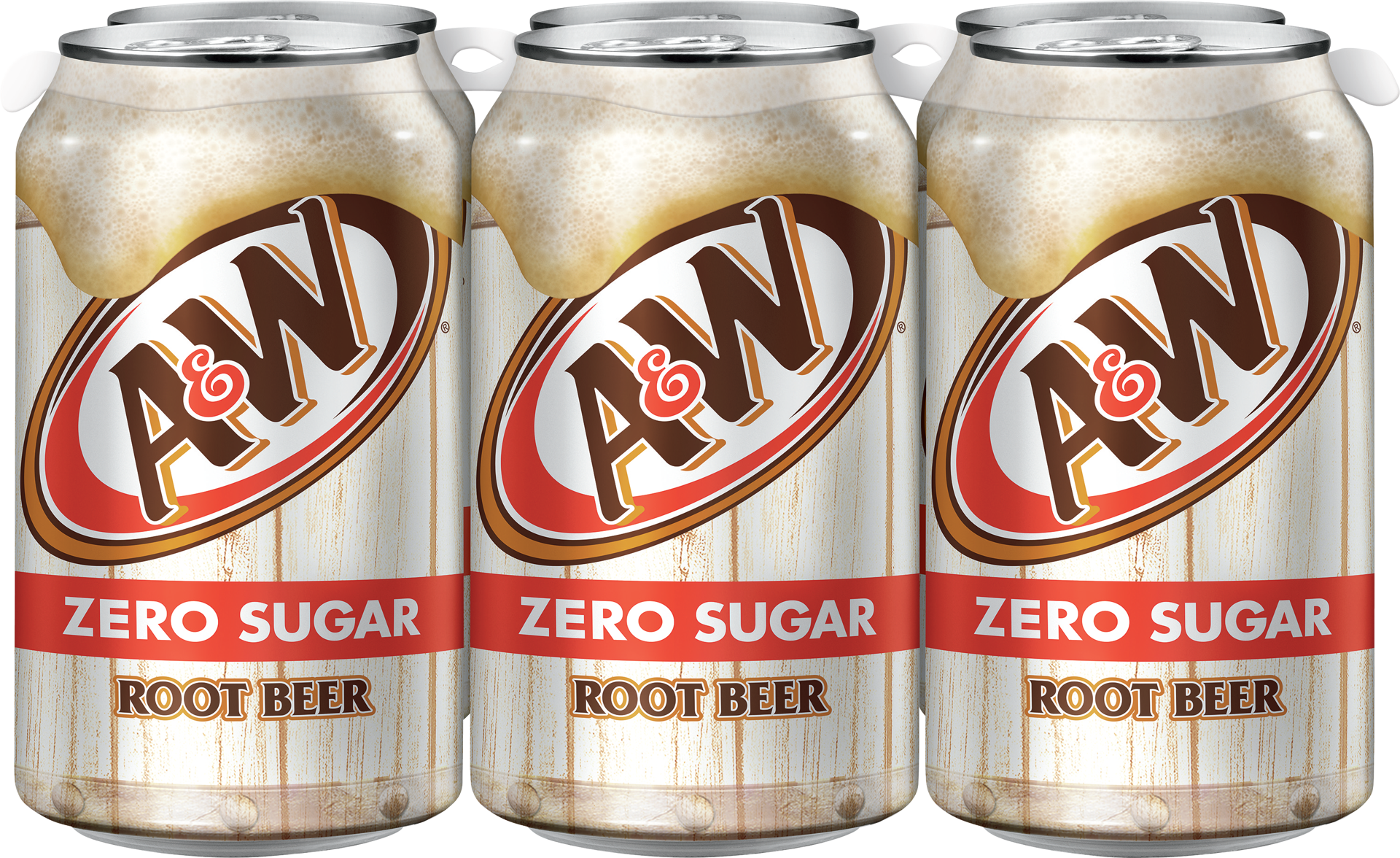 slide 4 of 5, A&W Zero Sugar Root Beer Soda Bottle - 6-12 Fl. Oz., 72 fl oz