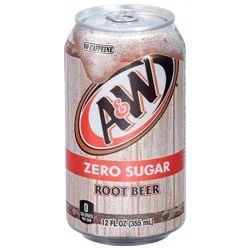 A&W Zero Sugar Root Beer Soda Bottle- 72 fl oz