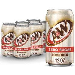 A&W Zero Sugar Root Beer Soda Bottle- 72 fl oz