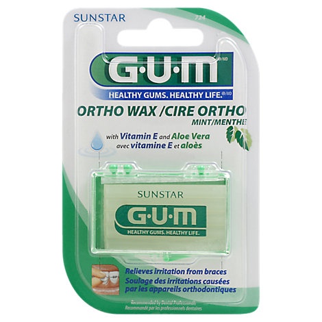 slide 1 of 1, Gum Orthodontic Wax Mint - Each, 1 ct