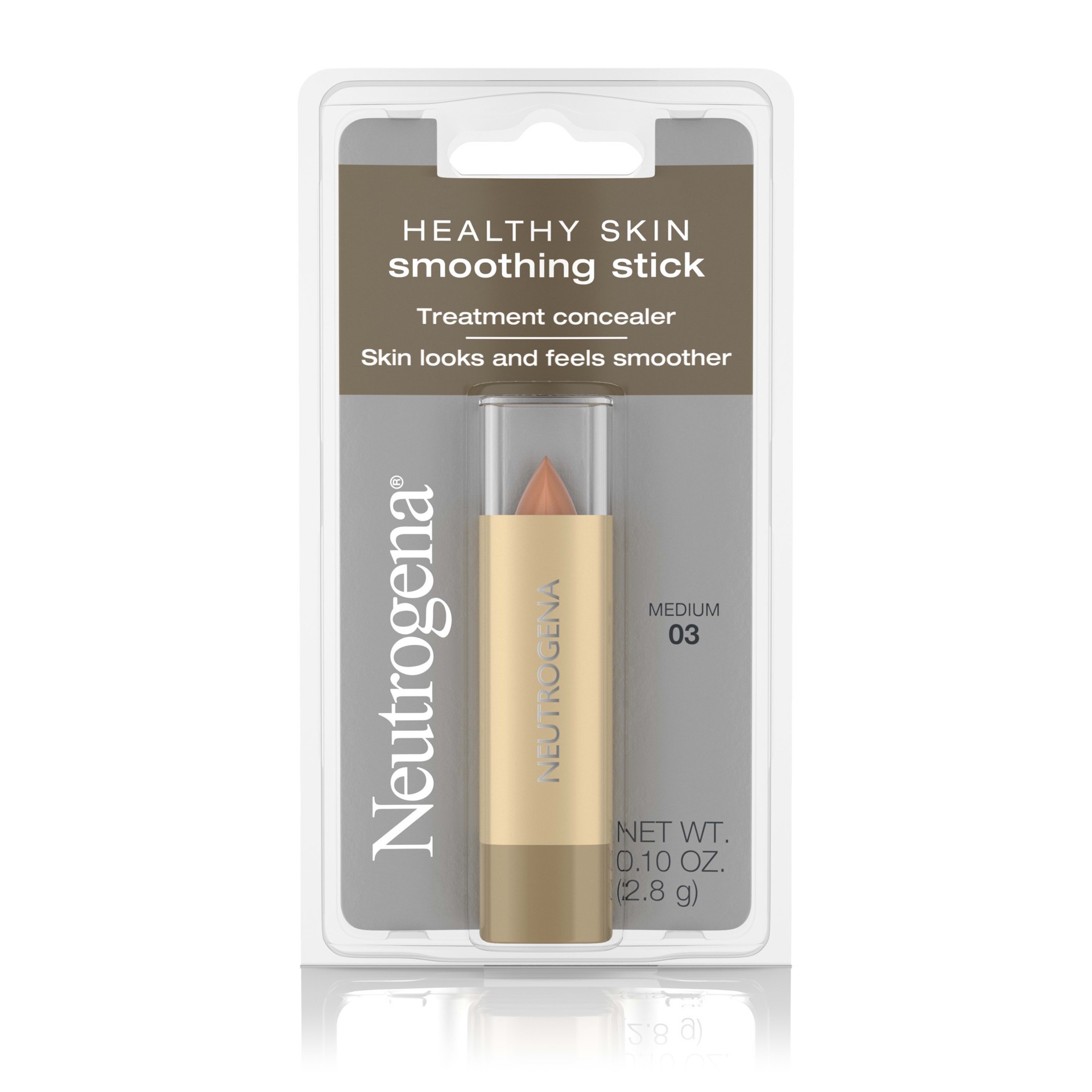 slide 4 of 5, NEUTROGENA HEALTHY SKIN Smoothing Stick, Medium 03, .1 Oz, 0.1 oz