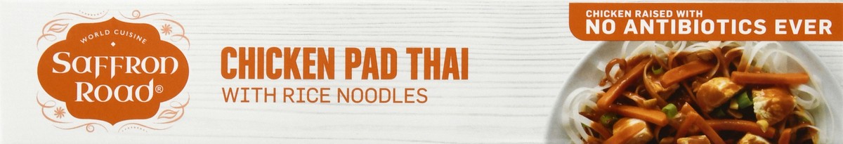 slide 12 of 14, Saffron Road Medium Chicken Pad Thai with Rice Noodles 10 oz, 10 oz