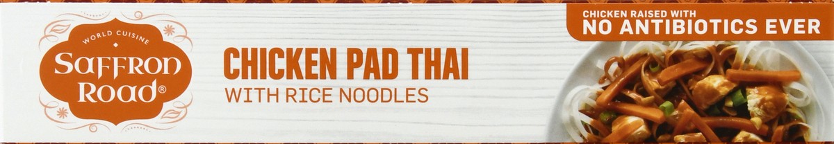 slide 10 of 14, Saffron Road Medium Chicken Pad Thai with Rice Noodles 10 oz, 10 oz
