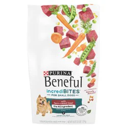 Purina Beneful Incredibites With Farm-Raised Beef Natural Small Breed Dry Dog Food With Added Vitamins, Minerals and Nutrients