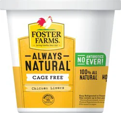 Foster Farms Fresh & Natural Cage Free Chicken Livers, 1 pk