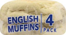 Lewis Bakeries White English Muffins, 8 oz, 4 Count