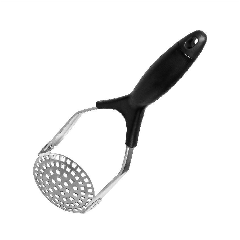 slide 1 of 1, Culinary Edge Stainless Steel Potato Masher, 1 ct