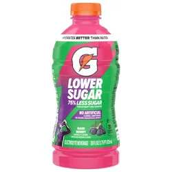 Gatorade Lower Sugar Thirst Quencher Rain Berry 28 fl oz