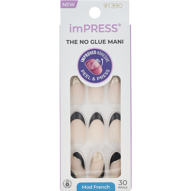 slide 1 of 1, Kiss Impress Nails - Illusion, 1 ct