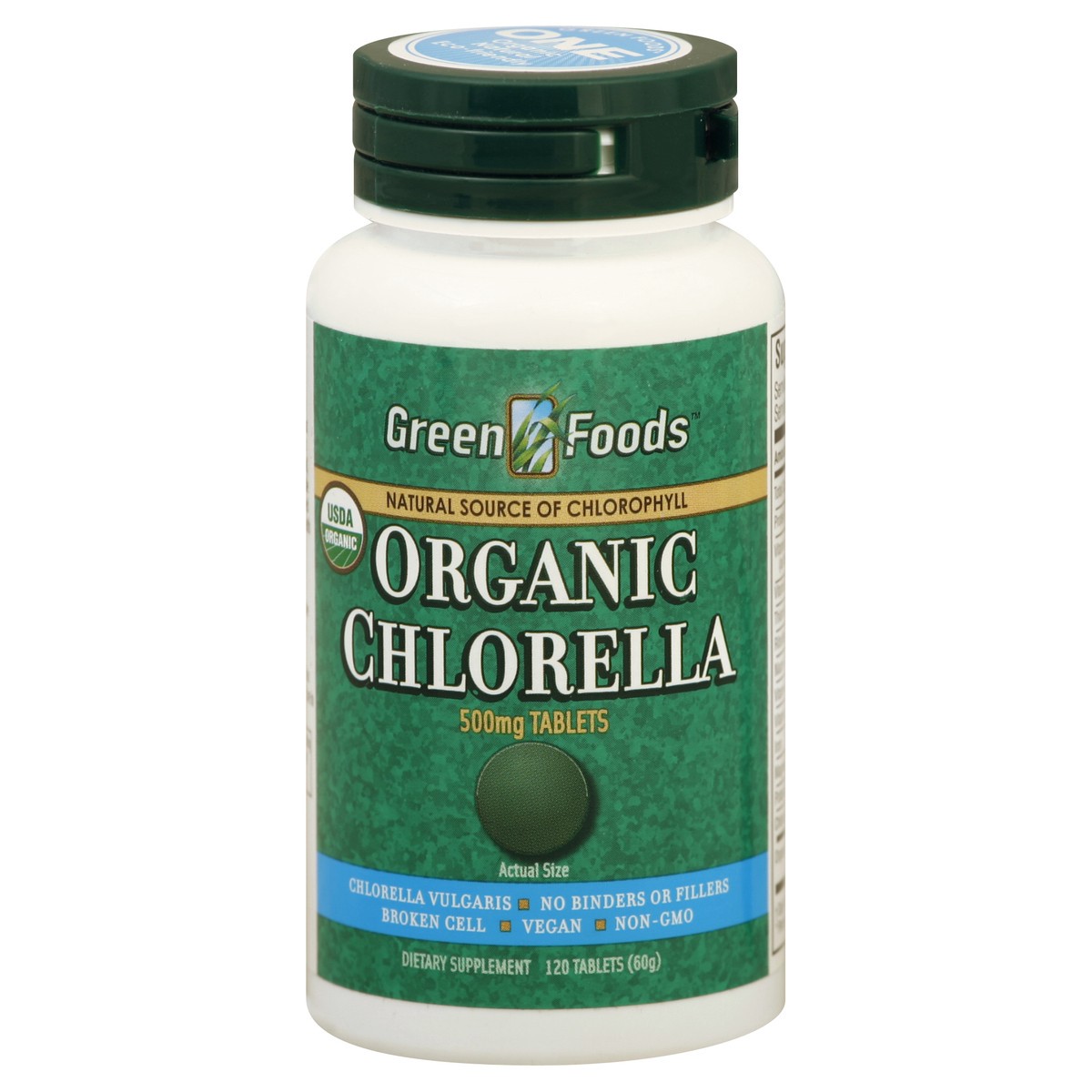 slide 3 of 3, Green Foods Chlorella Og, 120 ct