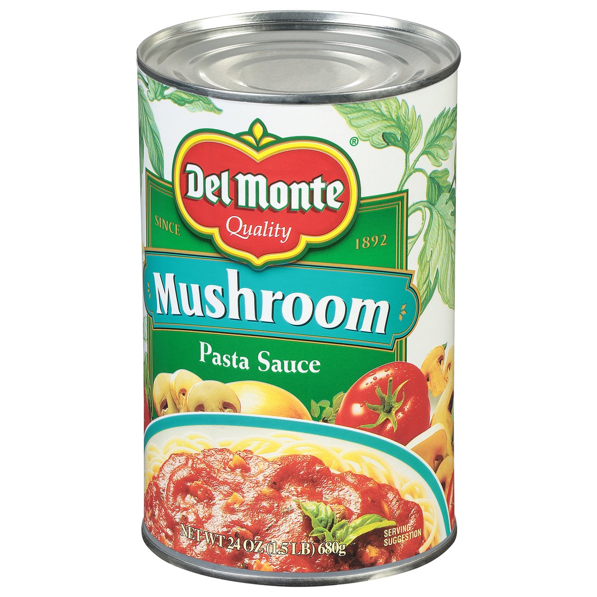 slide 4 of 9, Del Monte Pasta Sauce Mushroom (Can), 24 oz