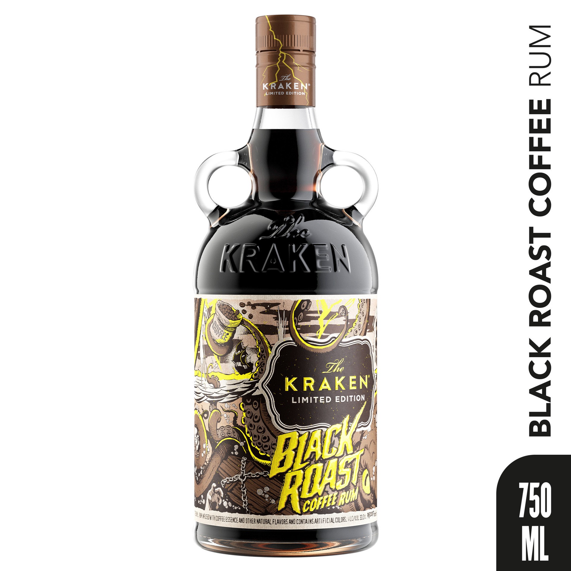 slide 2 of 3, Kraken Black Roast Coffee 750 ml, 750 ml