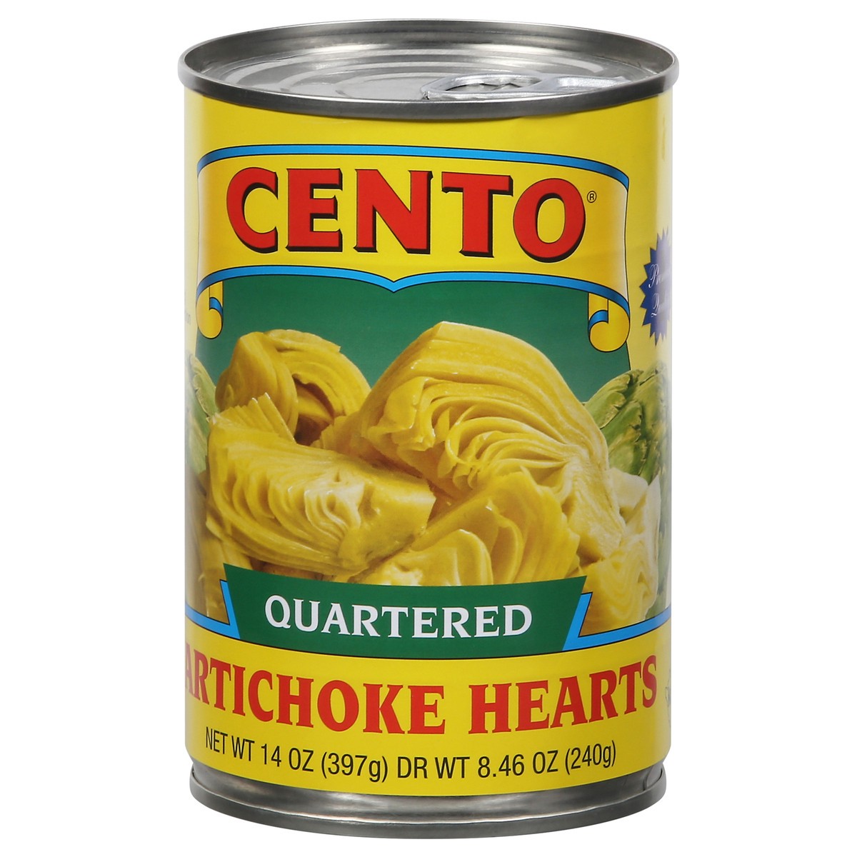 slide 14 of 14, Cento Quartered Artichoke Hearts 14 oz, 14 oz