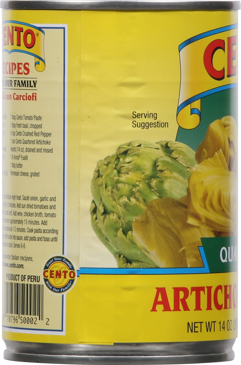 slide 8 of 14, Cento Quartered Artichoke Hearts 14 oz, 14 oz