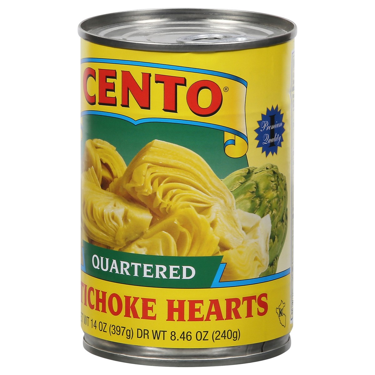 slide 9 of 14, Cento Quartered Artichoke Hearts 14 oz, 14 oz