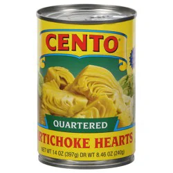 Cento Quartered Artichoke Hearts 14 oz