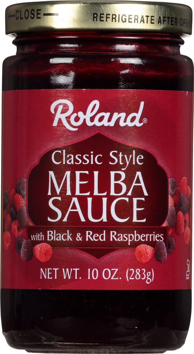 slide 6 of 9, Roland Melba Sauce Black Red, 10 oz