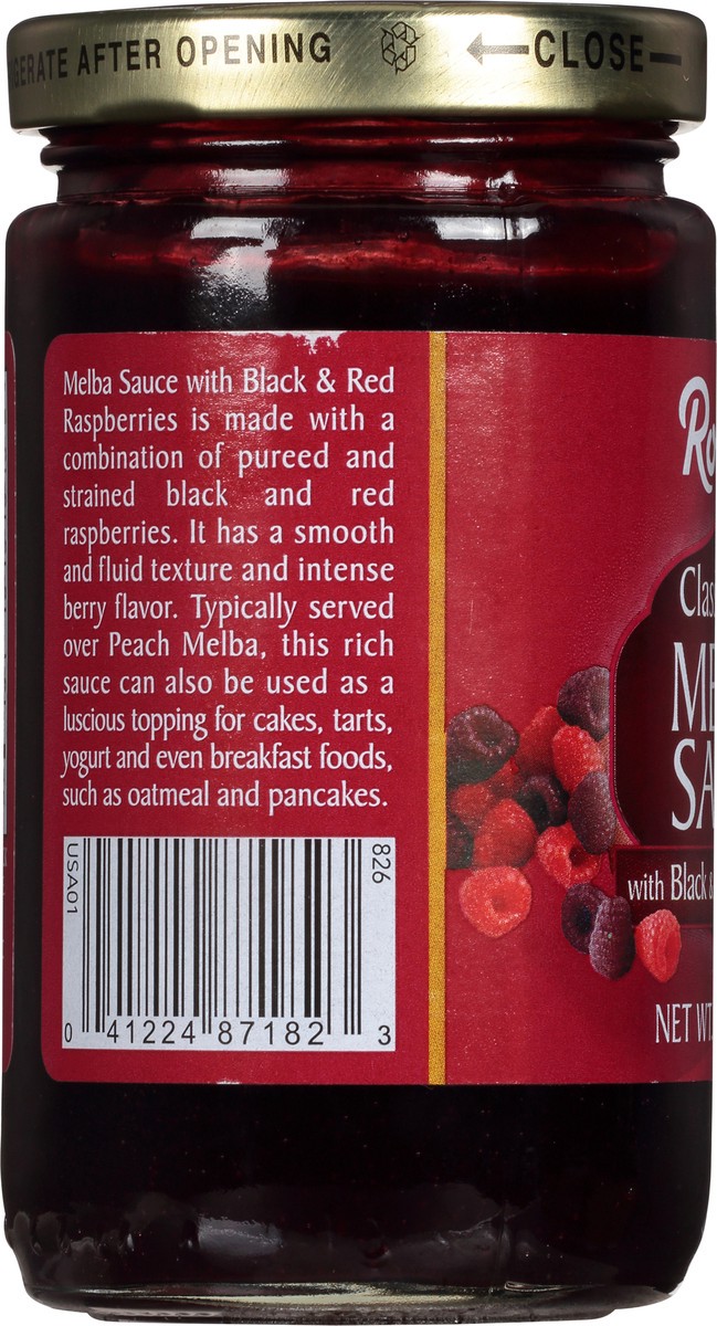 slide 7 of 9, Roland Melba Sauce Black Red, 10 oz