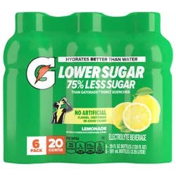 Gatorade Ls Lemonade 20oz 6pk