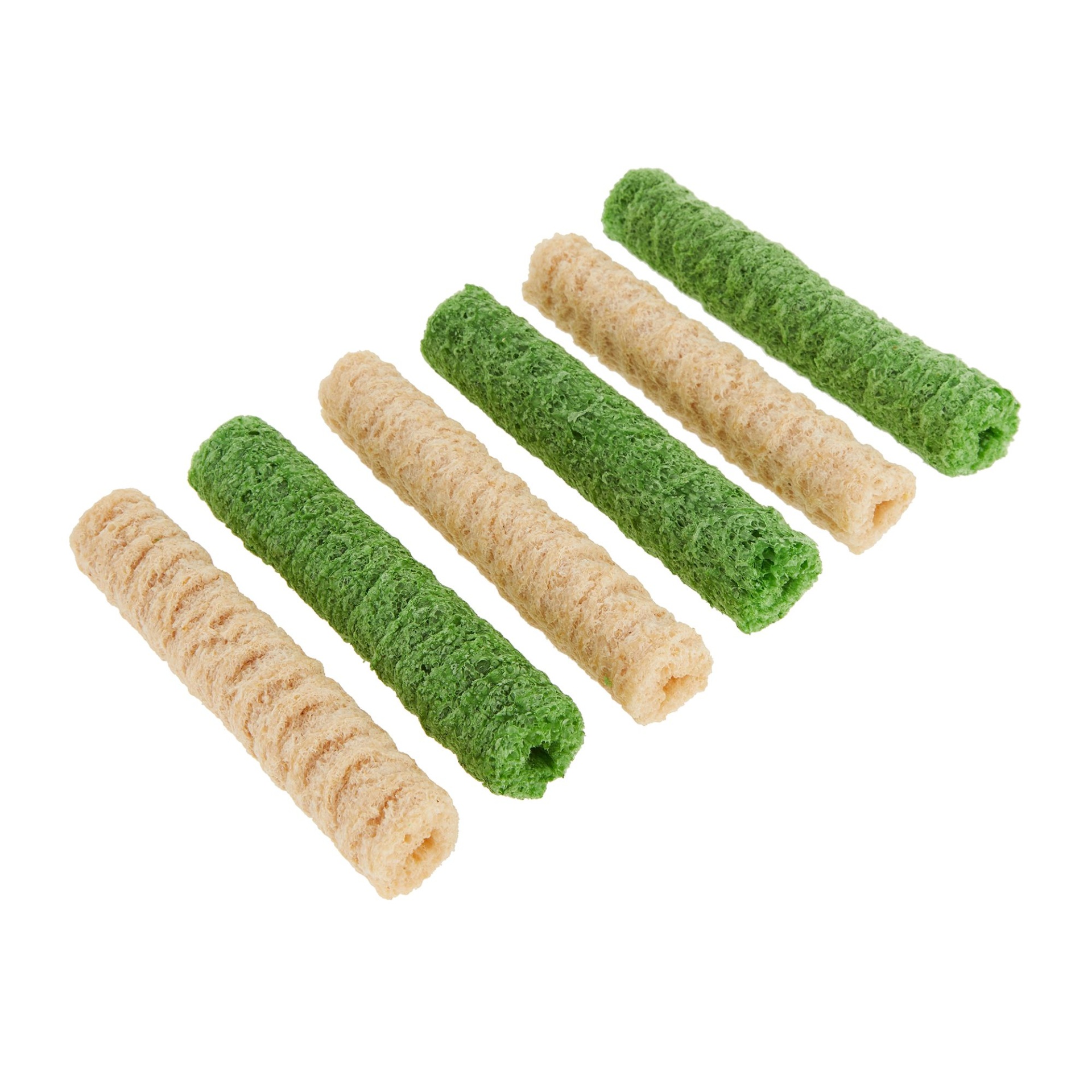 slide 1 of 1, Full Cheeks Small Pet Flavored Rice Puff - Strawberry & Spirulina, 1 ct