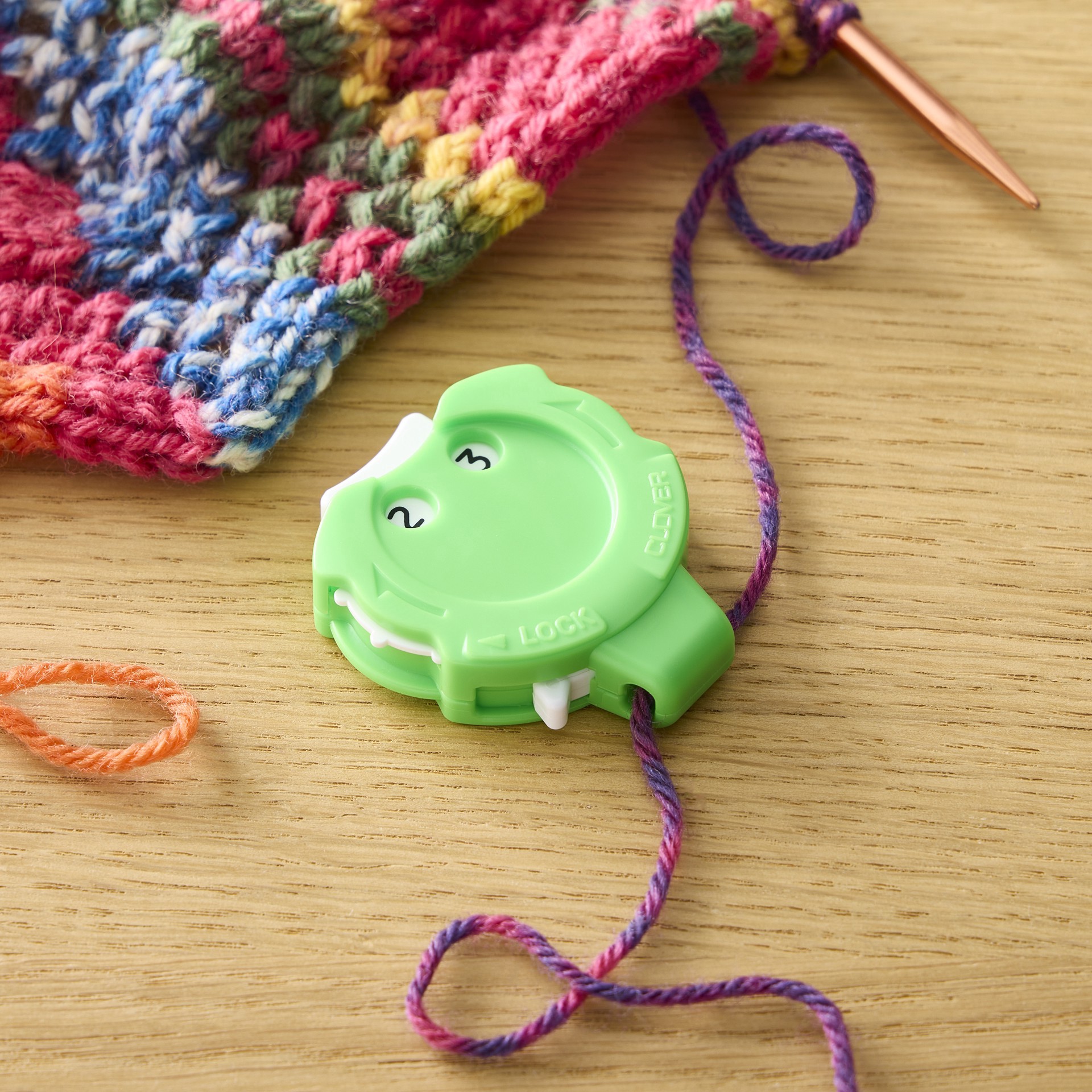 slide 2 of 3, Clover Mini Knitting Counter, 1 ct