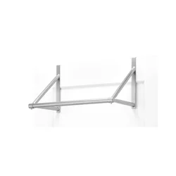Whitmor Over The Door Closet Rod Gray