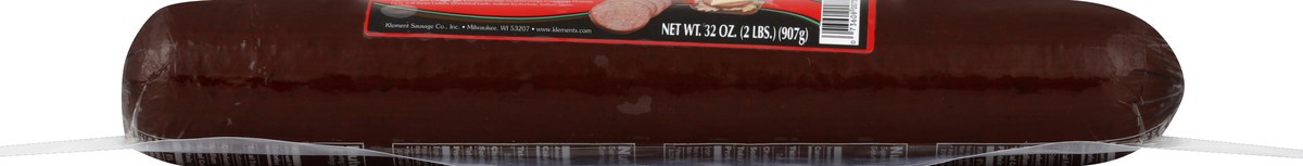 slide 5 of 6, Klement's Klements Garlic Summer Sausage 32 oz, 32 oz