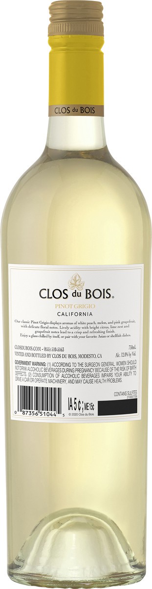 slide 2 of 3, Clos du Bois White Wine, 750 ml