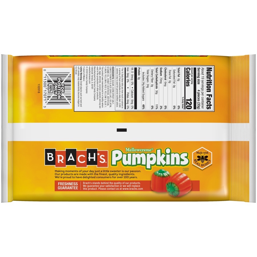 slide 2 of 2, Brach's Mellowcreme Pumpkins Candy, 22 oz