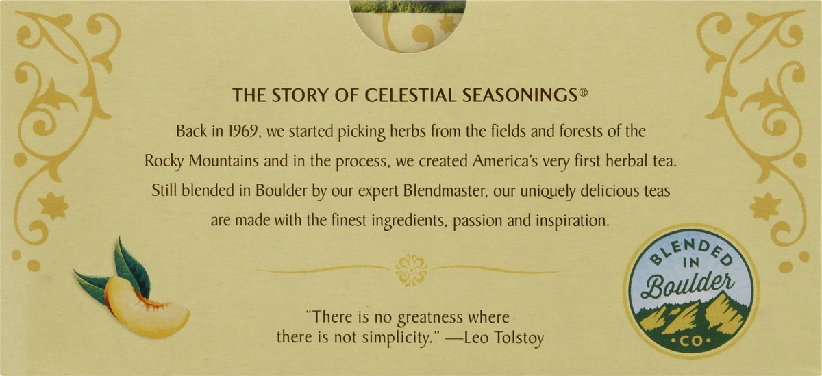 slide 4 of 9, Celestial Seasonings Caffeine Free Peach Sleepytime Herbal Tea, 