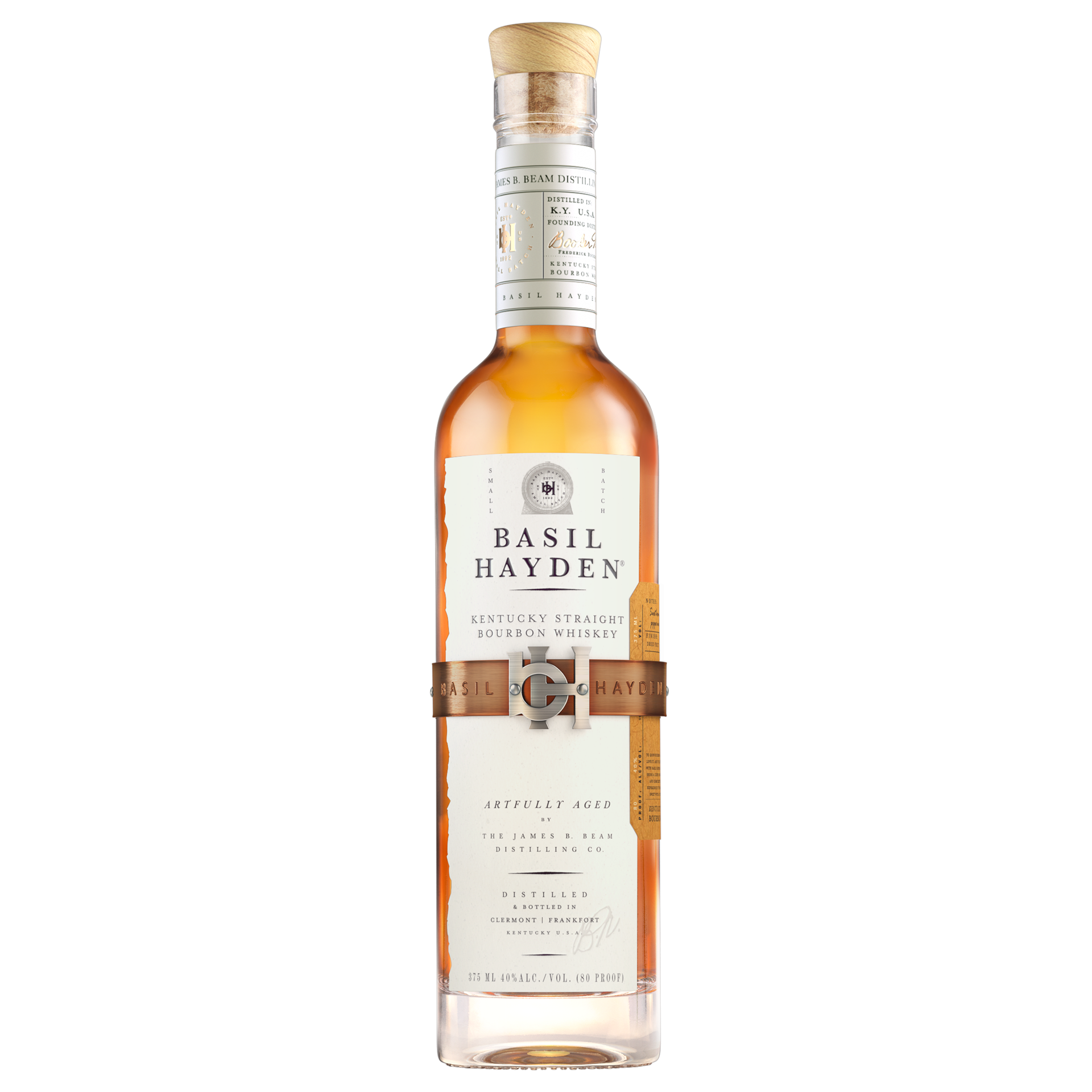 slide 2 of 2, Basil Hayden's Kentucky Straight Bourbon Whiskey 375 ml Bottle, 375 ml