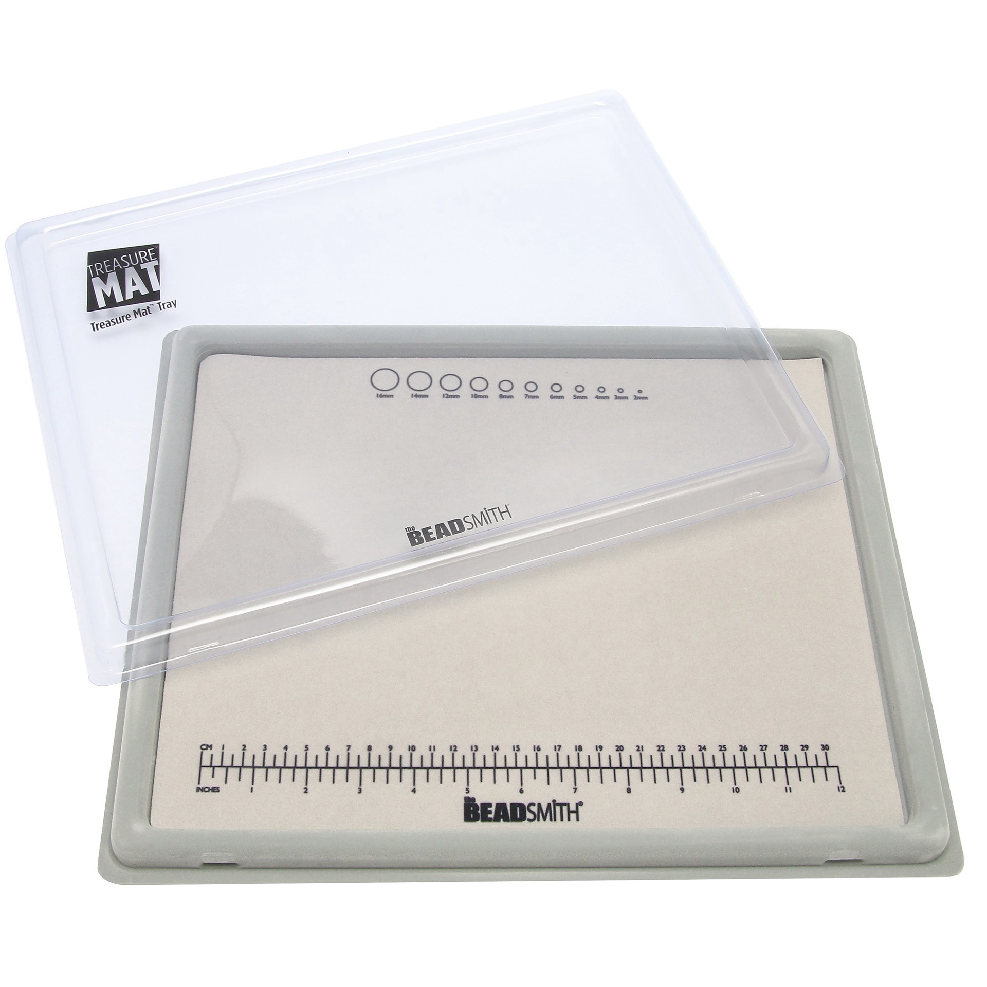 slide 2 of 4, The Beadsmith Treasure Mat & Tray Combo, 11" X 14", 11 in x 14 in