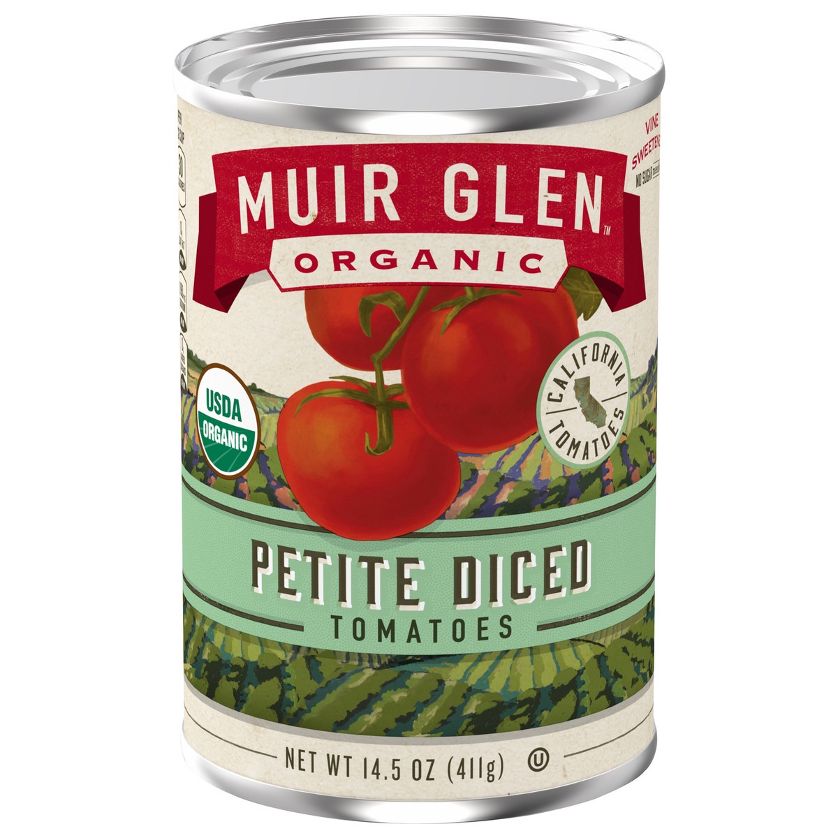 slide 1 of 10, Muir Glen Petite Diced Tomatoes, 14.5 ounces, 14.50 oz