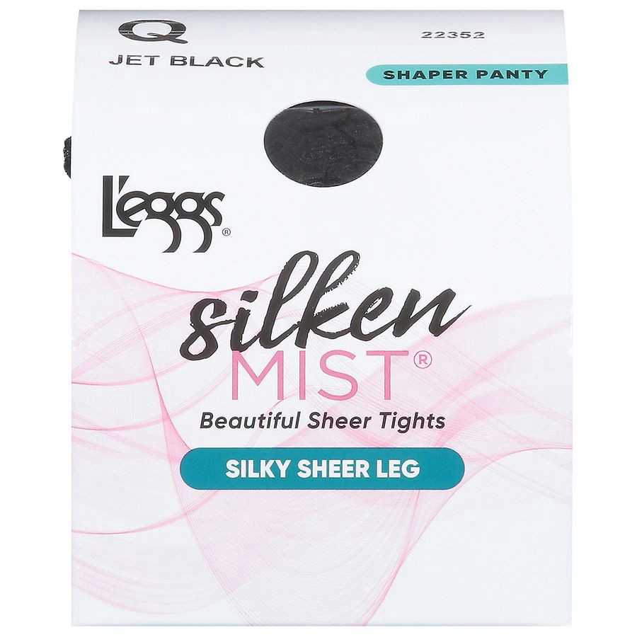 slide 1 of 1, L'eggs Mist Q Shaper Panty Silken Sheer Tights 1 ea, 1 ct