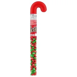 M&M'S Milk Chocolate Christmas Candy Cane, 3 oz Tube
