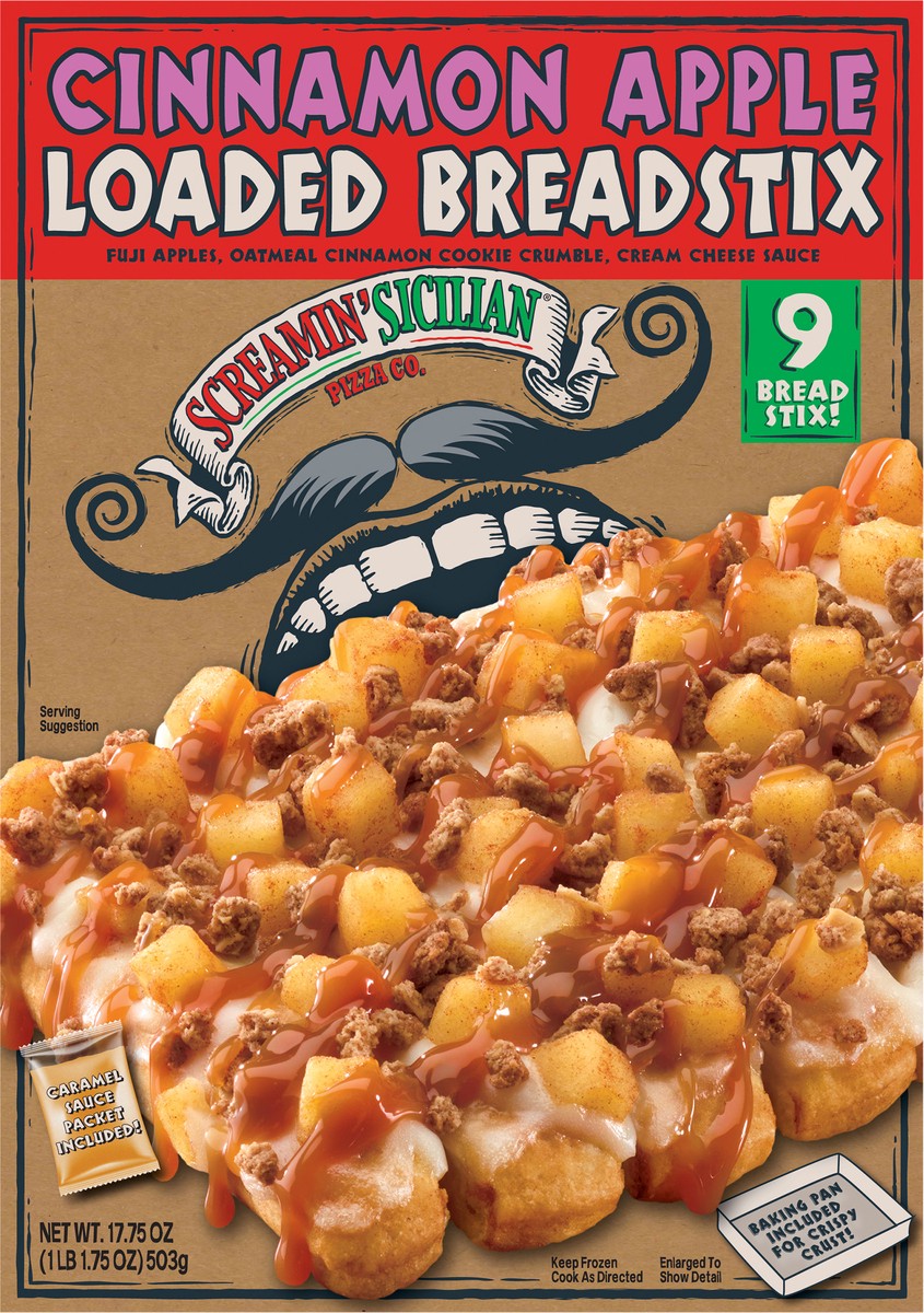 Screamin' Sicilian Loaded Cinnamon Apple Breadstix 9 Ea 9 Ct | Shipt