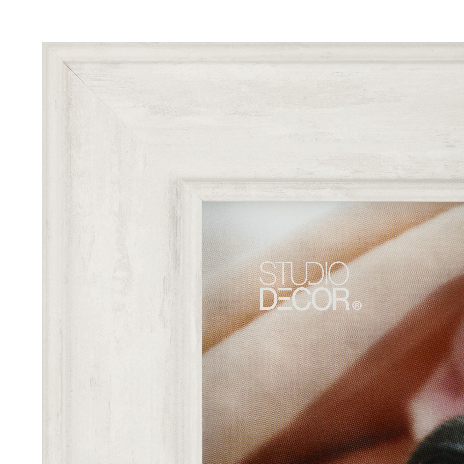 slide 2 of 6, Expressions 8" X 10" Whitewashed Inner & Outer Lip Frame By Studio Decor, 8 in x 10 in