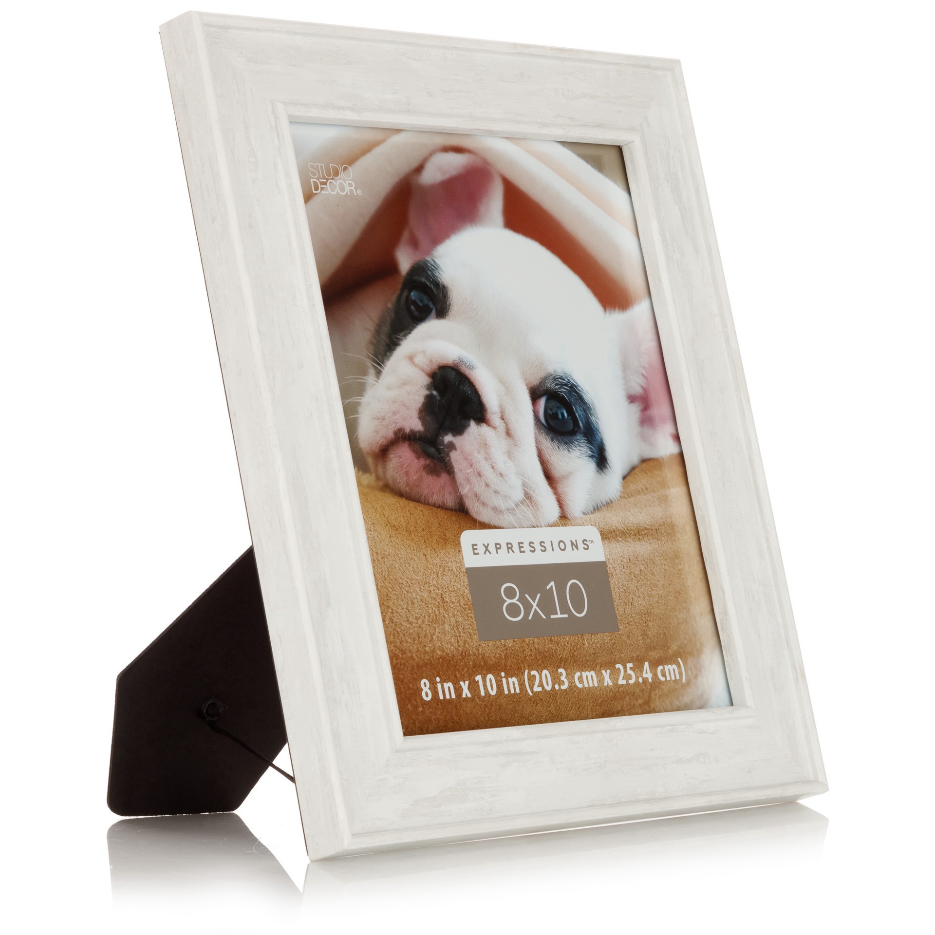 slide 5 of 6, Expressions 8" X 10" Whitewashed Inner & Outer Lip Frame By Studio Decor, 8 in x 10 in