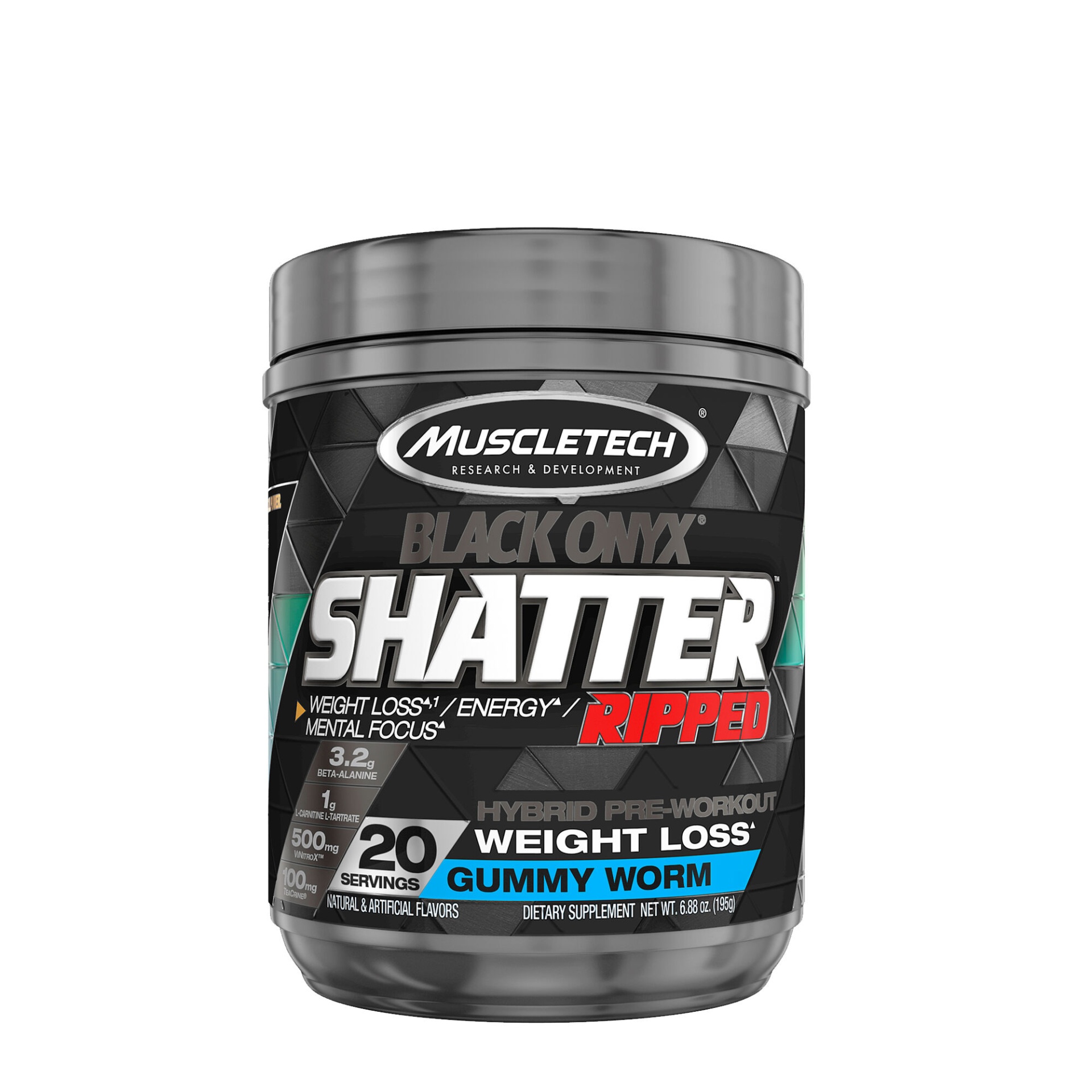 slide 1 of 1, MuscleTech Shatter Ripped Black Onyx - Grape Candy, 1 ct