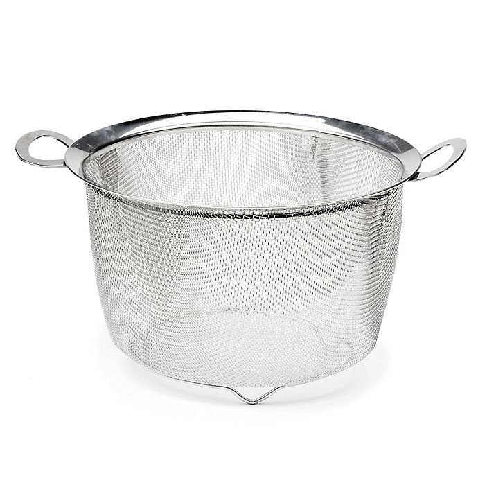 slide 1 of 1, RSVP International Wide Rim Mesh Basket, 4 qt