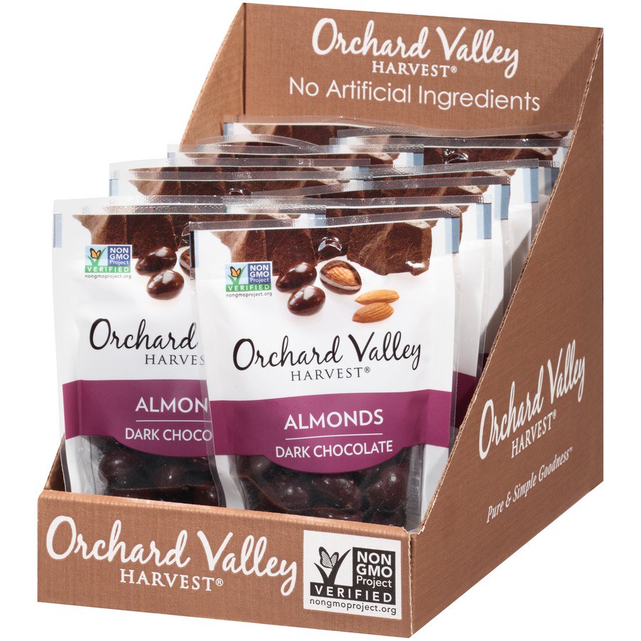 slide 2 of 5, Orchard Valley Harvest Dipped Almonds 2 oz, 2 oz